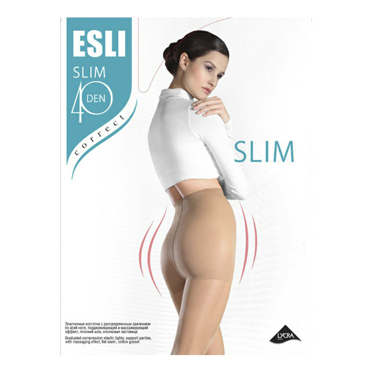 

Колготки женские Esli бежевые, Бежевый