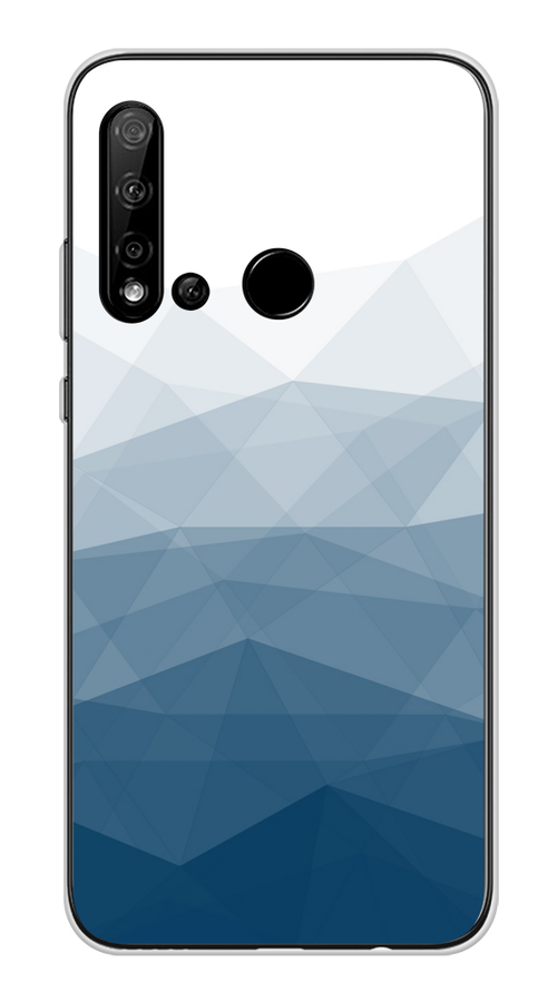 

Чехол Awog на Huawei Nova 5i "Абстракция небо", Синий;голубой;белый, 69850-3