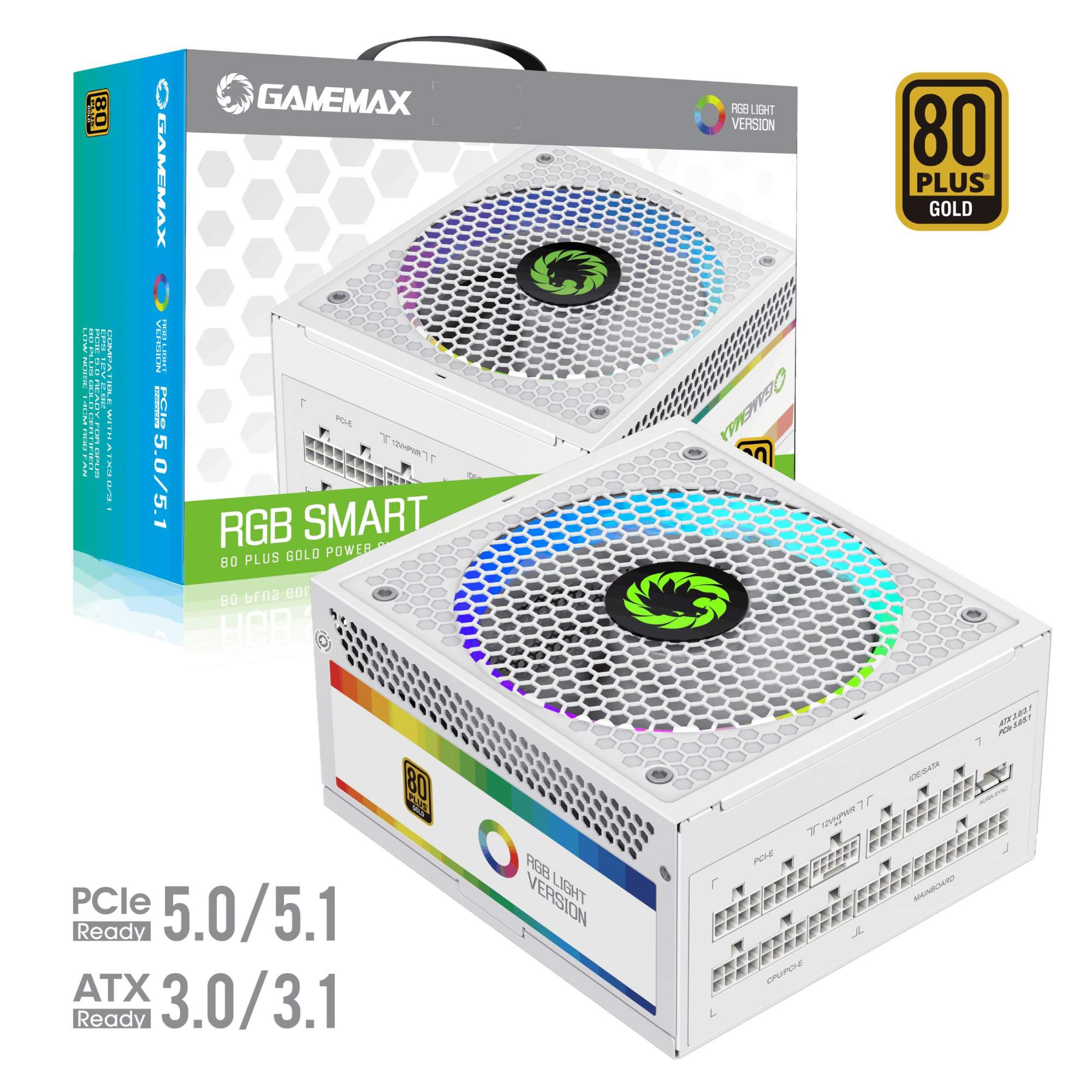 

Блок питания GAMEMAX RGB-850 PRO 5.0 White 850W RGB-850 PRO 5.0 White, Белый, RGB-850 PRO 5.0 White