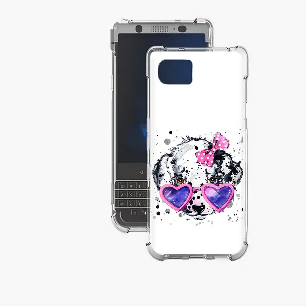 

Чехол MyPads Tocco для BlackBerry Motion долматинец в очках, Прозрачный, Tocco