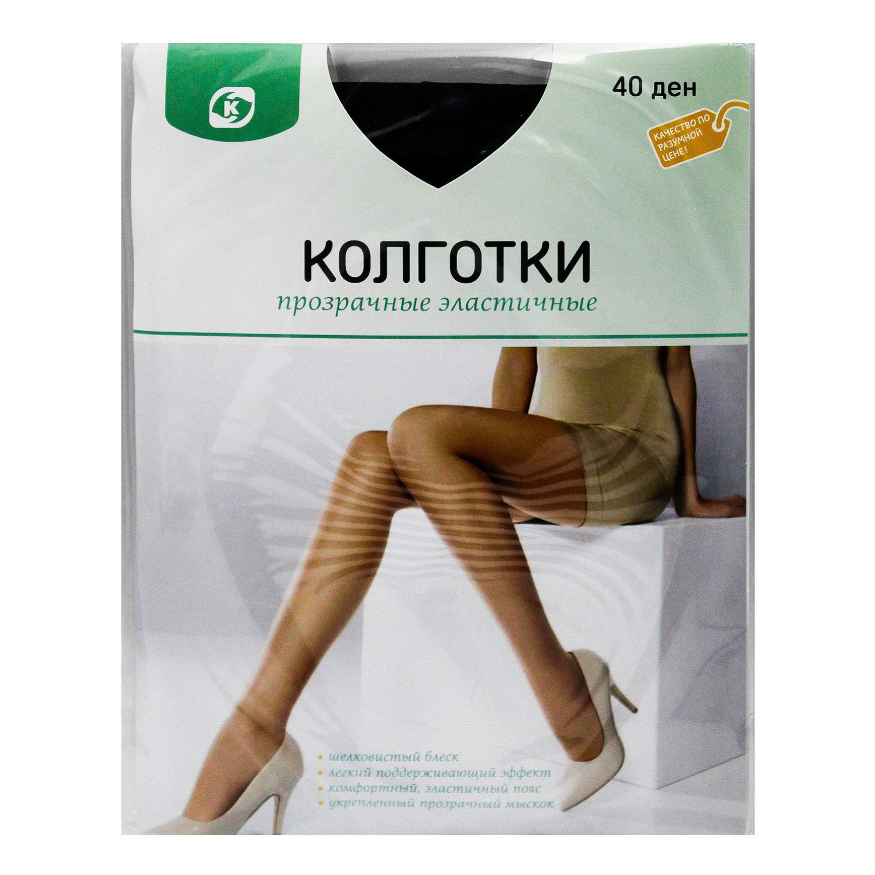 

Колготки женские Командор черные, Черный