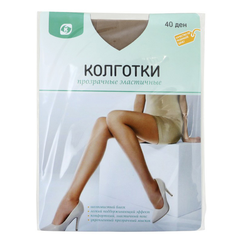 

Колготки женские Командор бежевые, Бежевый