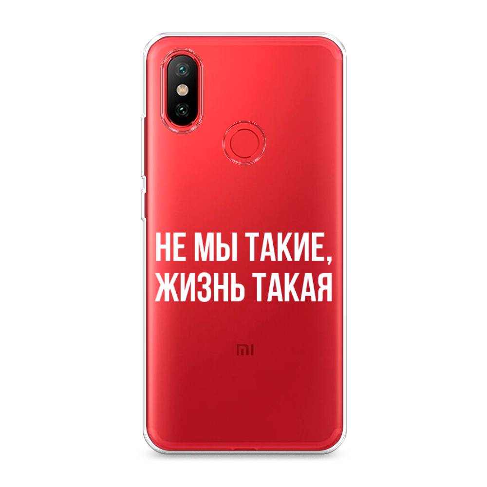 

Чехол Awog на Xiaomi Mi 6X/A2 "Не мы такие, жизнь такая", Разноцветный, 33350-6