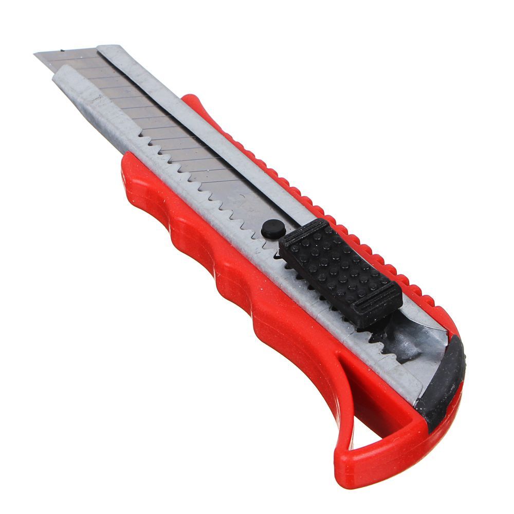 HEADMAN  Нож сегментный с фиксатором, толщина лезвия 0,4мм, ширина 18мм,  пластик, металл лезвия для карманных скребков filmop