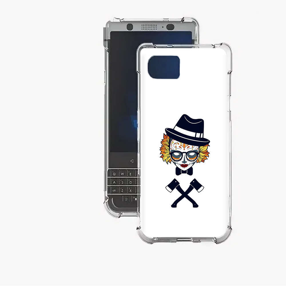 

Чехол MyPads Tocco для BlackBerry Motion девушка в маске с топорами рисунок, Прозрачный, Tocco