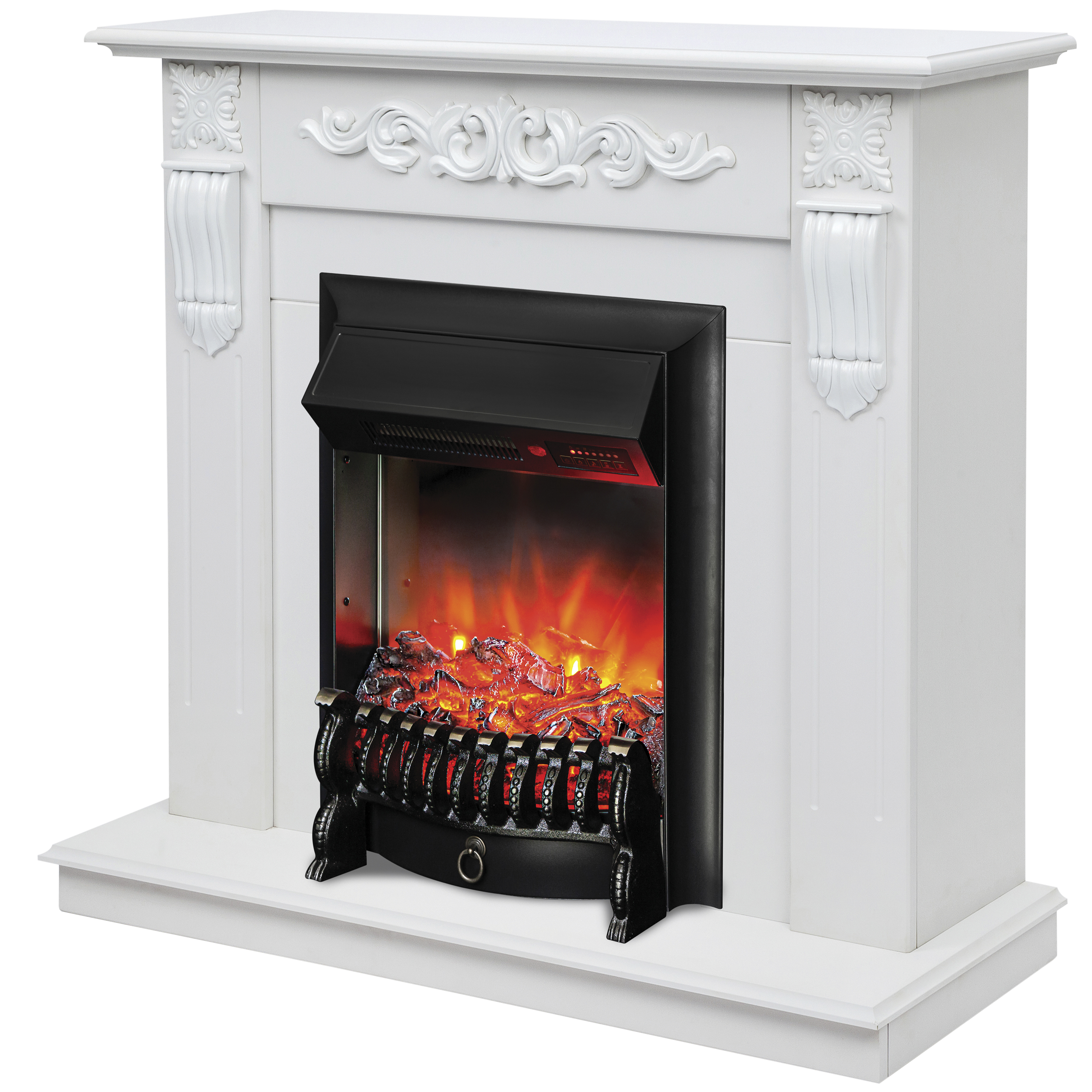 

Электрический камин RealFlame Dominica WTс Fobos s Lux BL