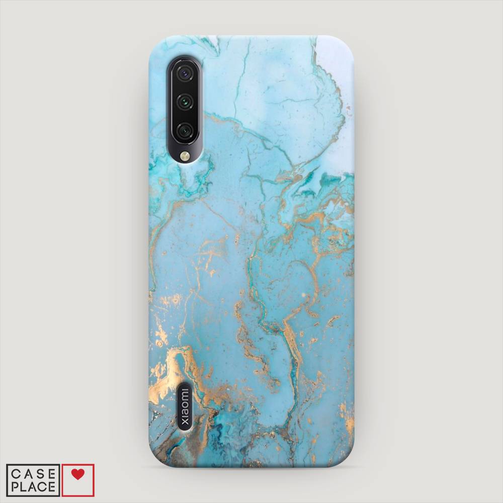 

Пластиковый чехол "Голубой мрамор рисунок" на Xiaomi Mi CC9E, 35920-2