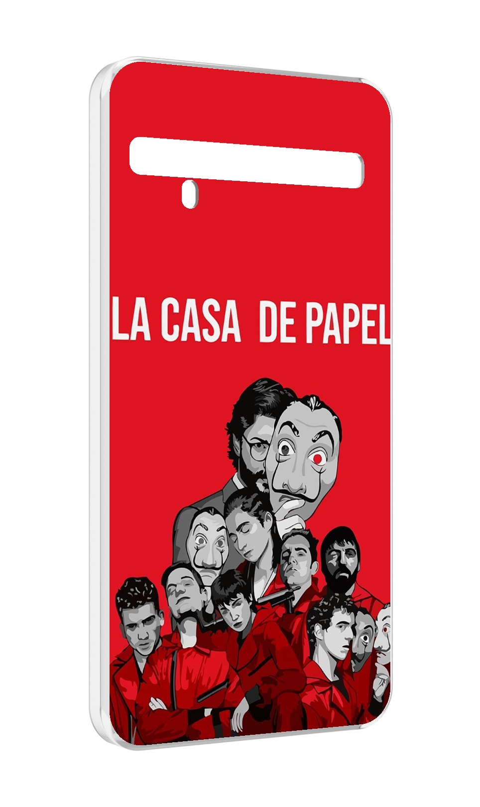 

Чехол MyPads бумажный-дом-команда для TCL 10 Pro / TCL 10 + Plus, Прозрачный, Tocco