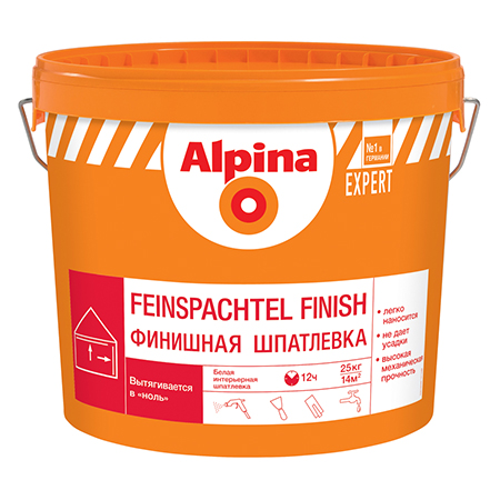 фото Шпатлевка финишная alpina expert feinspachtel finish