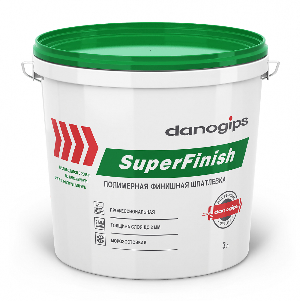 

Шпаклевка универсальная Danogips Super Finish, Super Finish