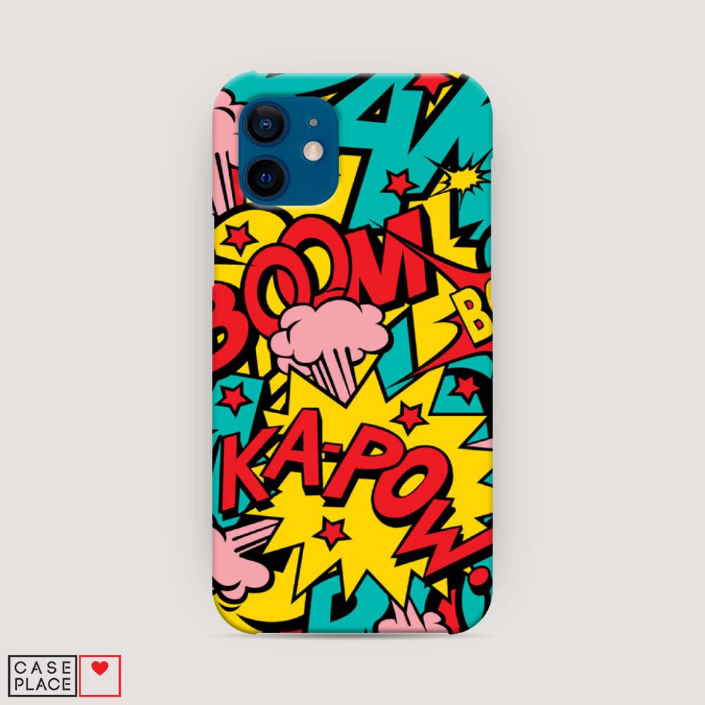 фото Пластиковый чехол "постер pop art" на apple iphone 12 awog