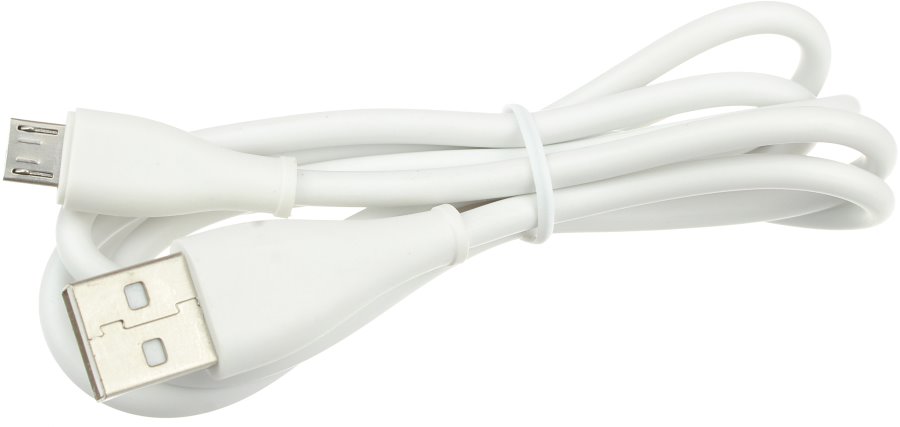 

Шнур USB A-Micro-USB B (Android) 5PIN 1м OD4.0/ROHS/медь 2,5А белый