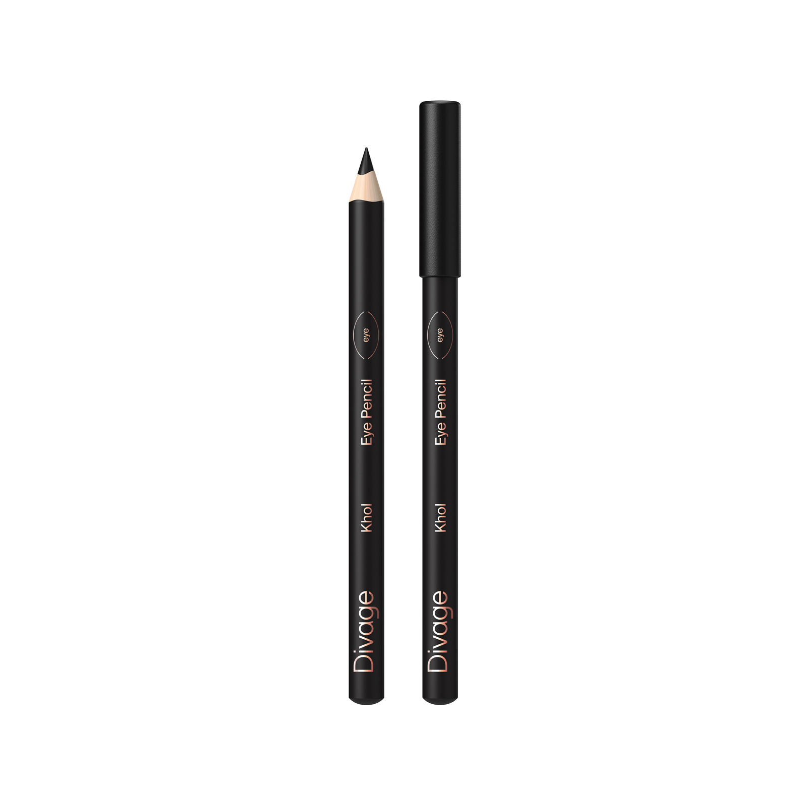 Карандаш для глаз Divage Khol Eye Pencil Black 4 г карандаш для глаз givenchy khol couture waterproof retractable 02 chestnut 0 3 г