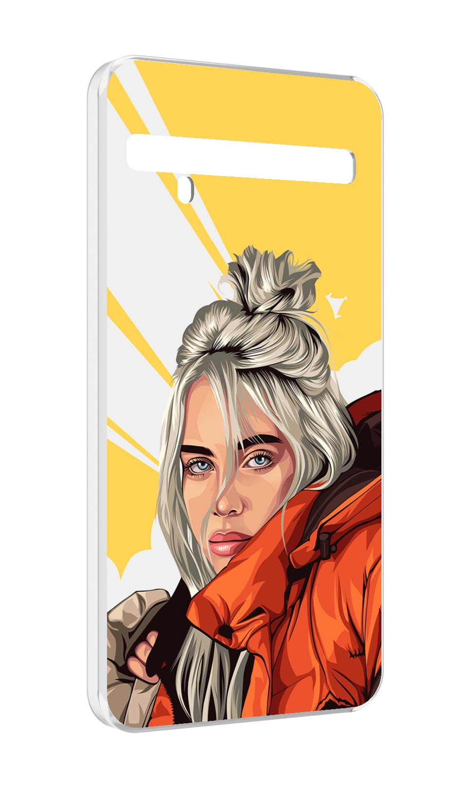

Чехол MyPads билли-айлиш-в-куртке для TCL 10 Pro / TCL 10 + Plus, Прозрачный, Tocco