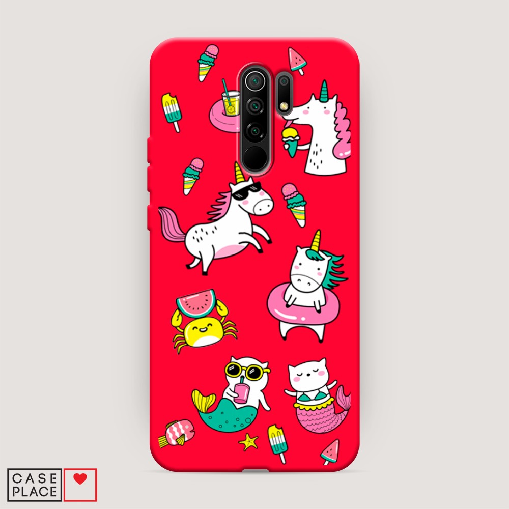 

Чехол Awog на Xiaomi Redmi 9 "На отдыхе", Разноцветный, 38353-1