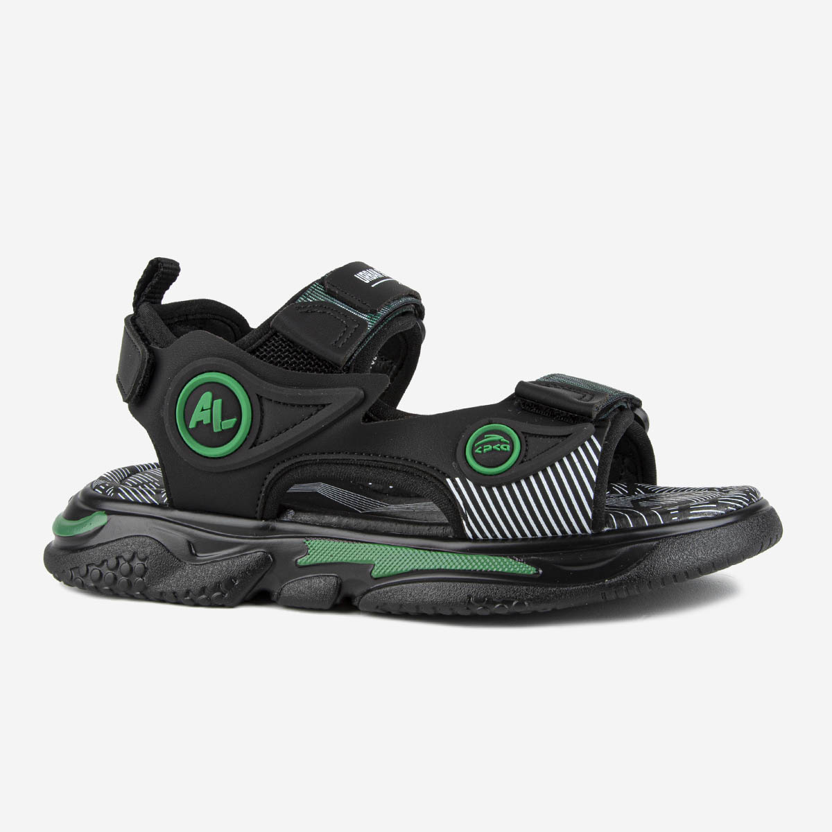 

Сандалии Kapika 33811п, черный-зеленый, 35, 33811п