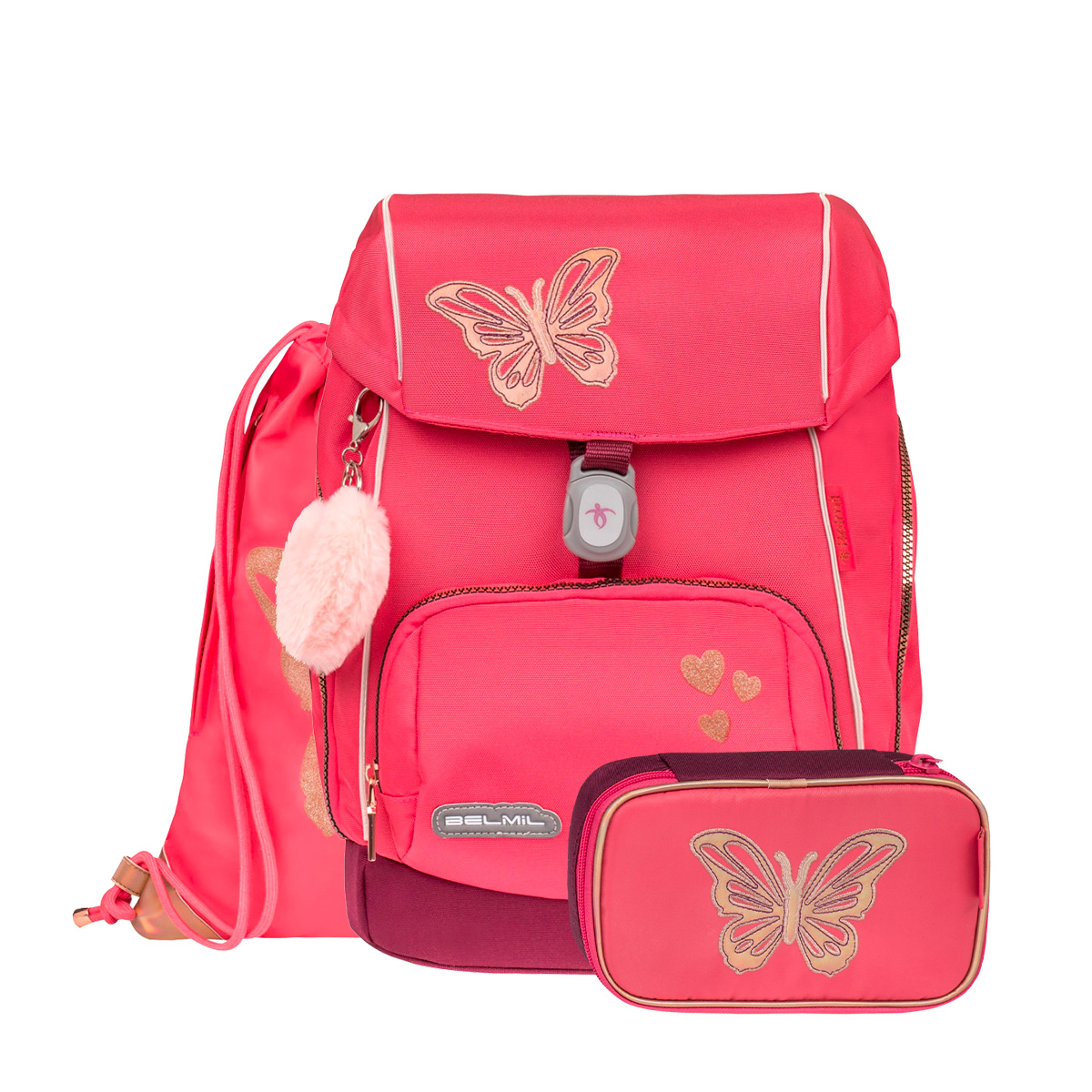 

Ранец Belmil Premium Comfy 405-73-P-RS-6-Coral, Розовый, Premium Comfy