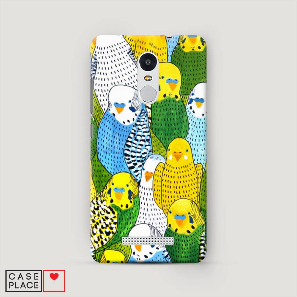 

Пластиковый чехол "Попугаи" на Xiaomi Redmi Note 3