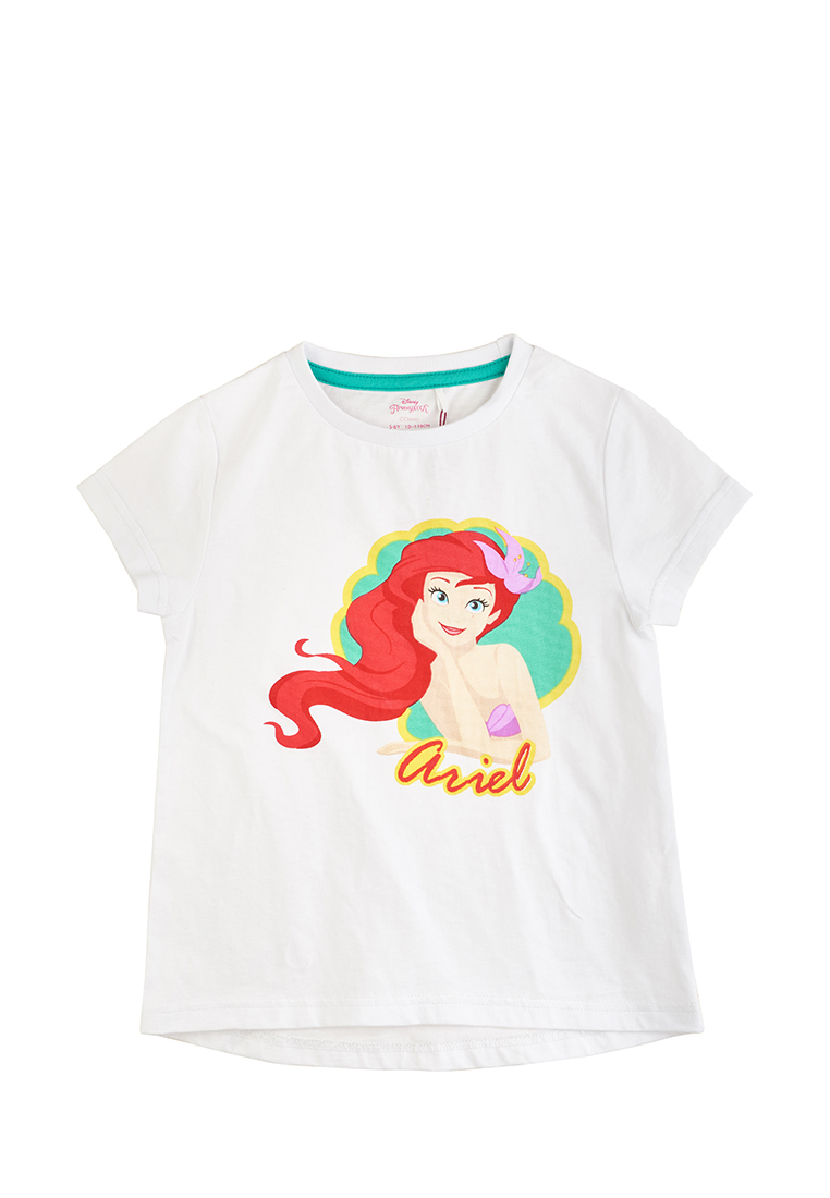 фото Пижама детская disney princess ss21pr01 белый/серый р.116