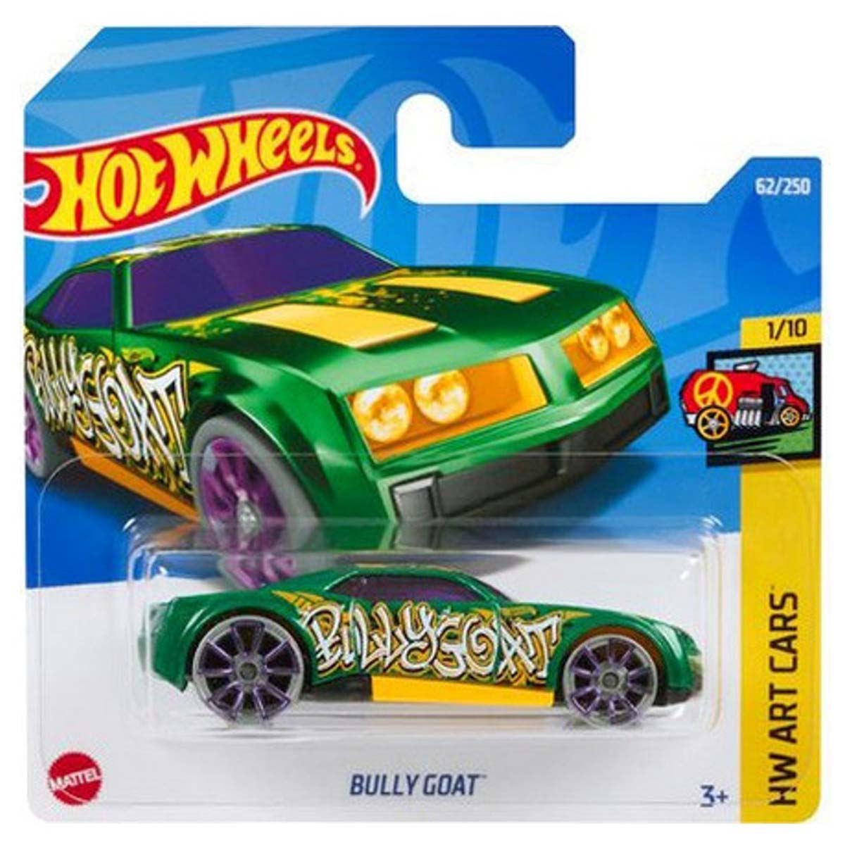 

Базовая машинка Hot Wheels BULLY GOAT, зеленая, 5785/HCX03