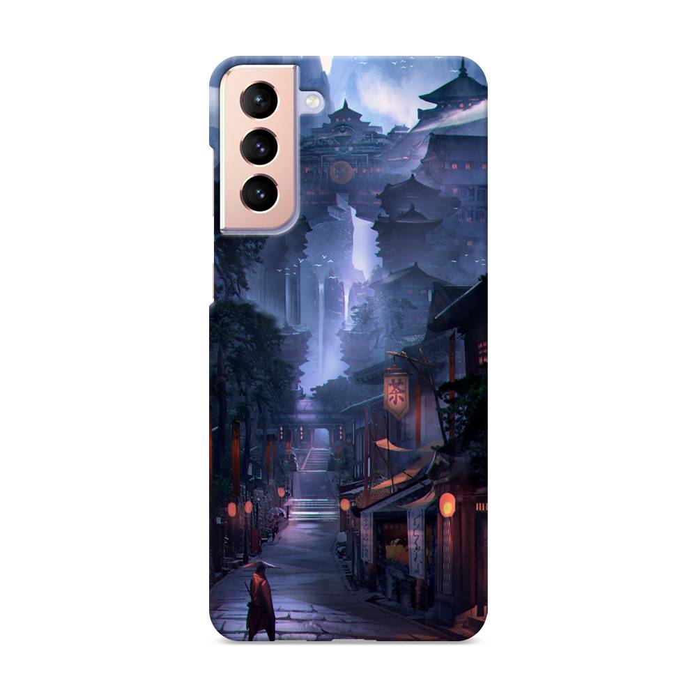 

Пластиковый чехол "Одинокий самурай" на Samsung Galaxy S21 +, 2102120-7