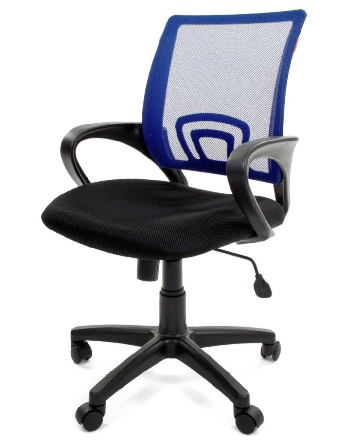 фото Компьютерное кресло chairman 696 черный; синий