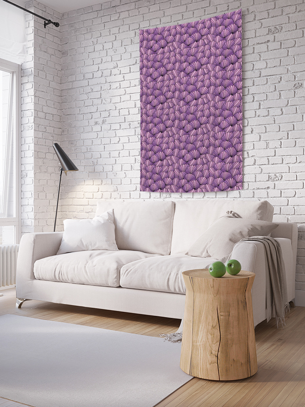 

Вертикальное фотопанно на стену JoyArty Ракушки дудл 100x150 см, Ракушки дудл