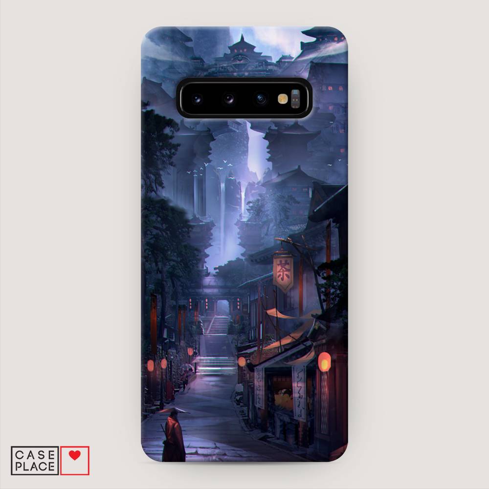 

Пластиковый чехол "Одинокий самурай" на Samsung Galaxy S10 +, 27120-7