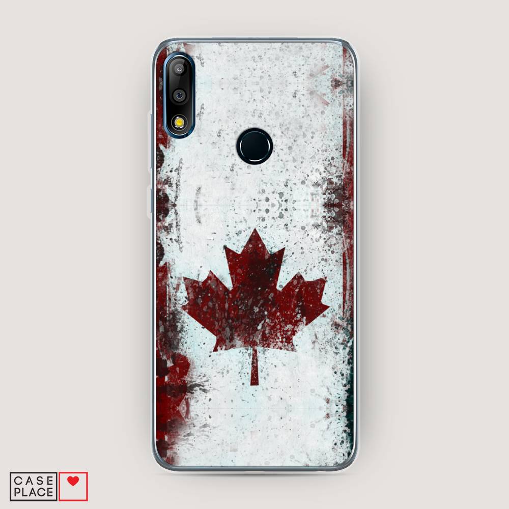 

Чехол Awog на Asus Zenfone Max Pro (M2) ZB631KL "Канада", Белый;красный;черный, 43850-5