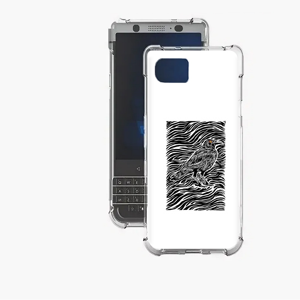

Чехол MyPads Tocco для BlackBerry Motion ворон в абстракции, Прозрачный, Tocco