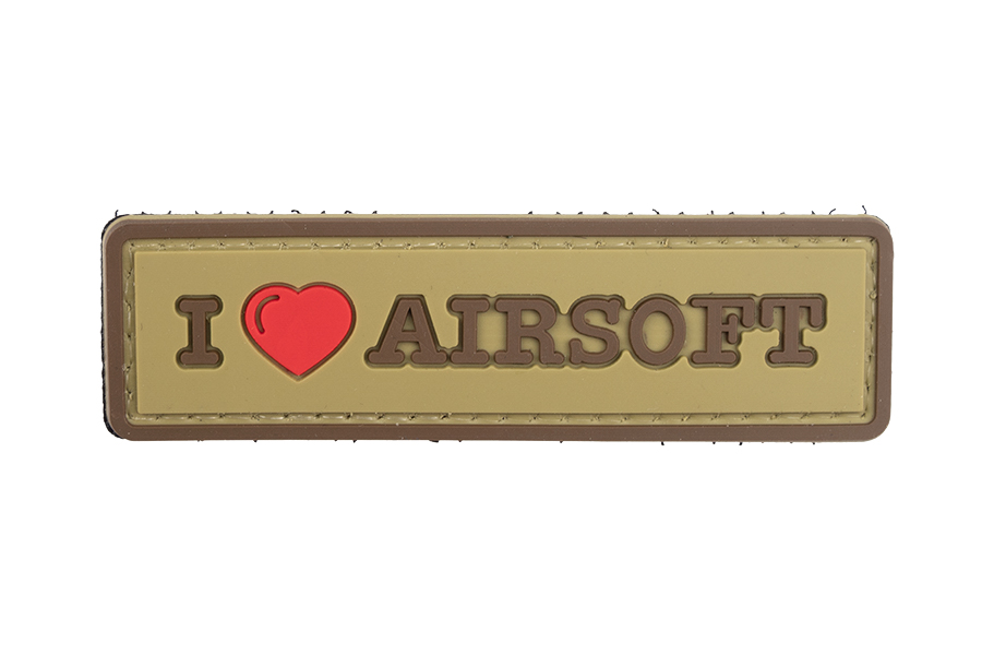 

Патч TeamZlo I love Airsoft Tab TAN (TZ0155T), Коричневый