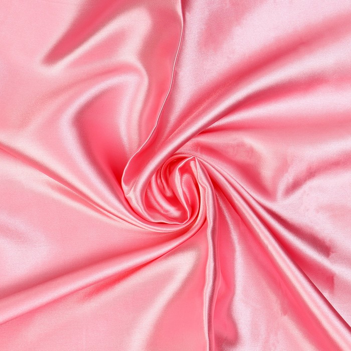 Лоскут Сатин, цвет розовый 100*150см, 100% п/э