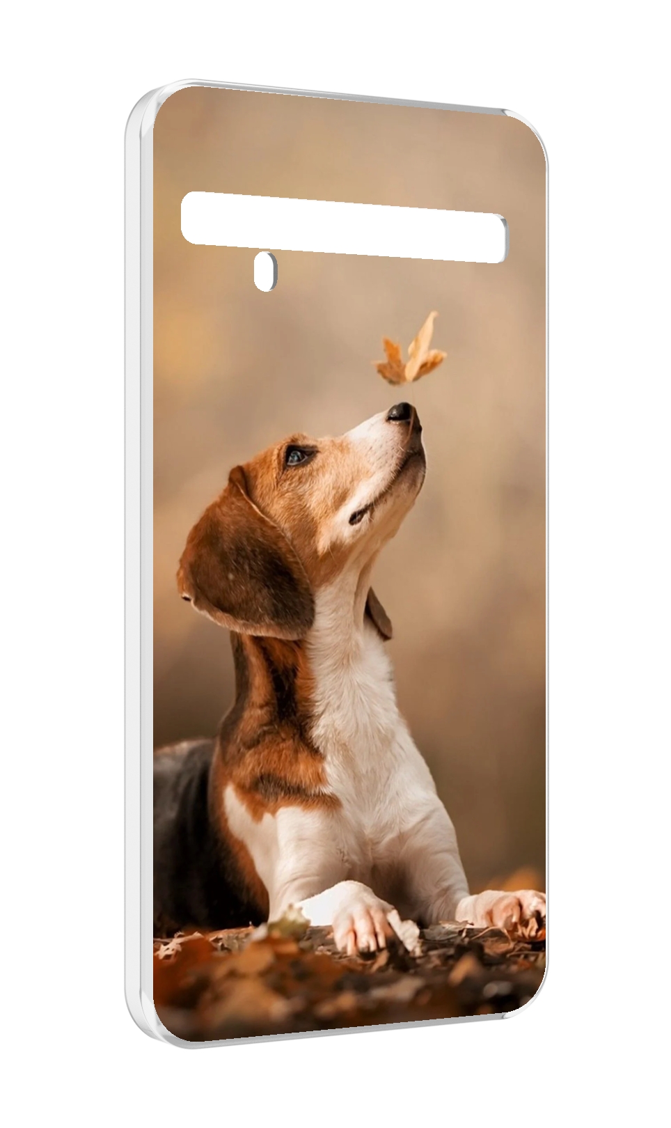 

Чехол MyPads бигль-собака для TCL 10 Pro / TCL 10 + Plus, Прозрачный, Tocco