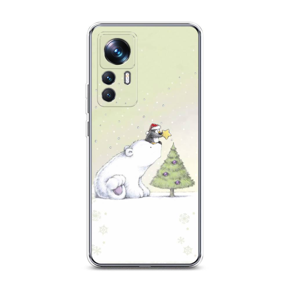 

Чехол на Xiaomi 12T Pro "Украшение елки", Белый;бежевый, 315750-5