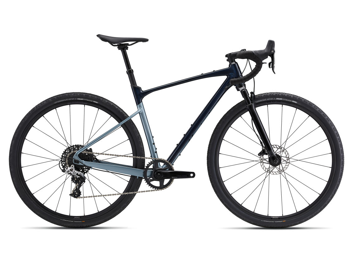Велосипед Giant Revolt X 1 2023 L темно-синий