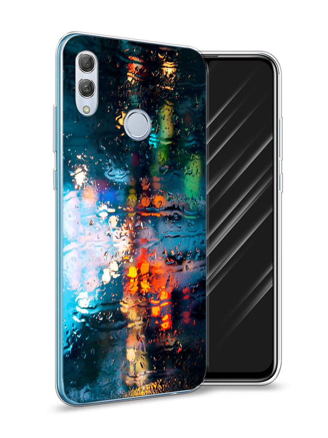 

Чехол Awog на Huawei P Smart 2019 "Абстракция 28", Голубой, 67250-3