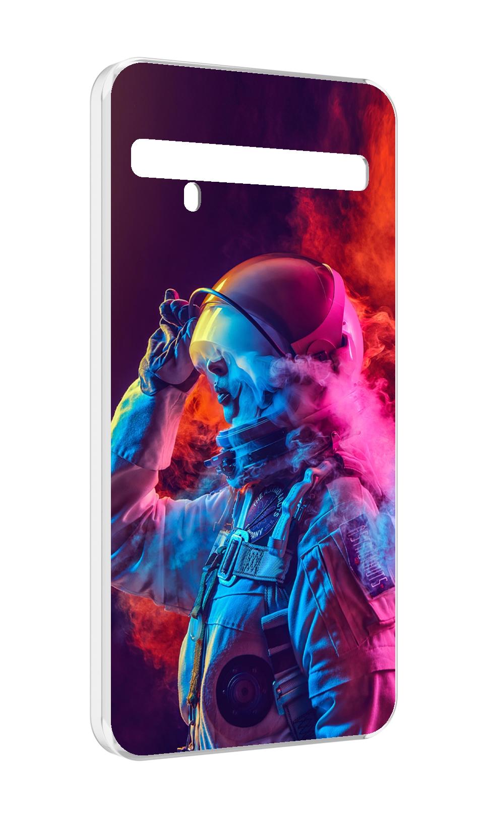 

Чехол MyPads астронавт в дыму для TCL 10 Pro / TCL 10 + Plus, Прозрачный, Tocco