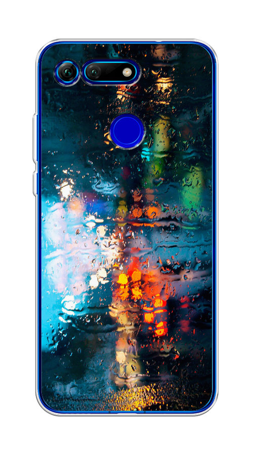 

Чехол Awog на Honor V20 (View 20) "Абстракция 28", Голубой, 67350-3