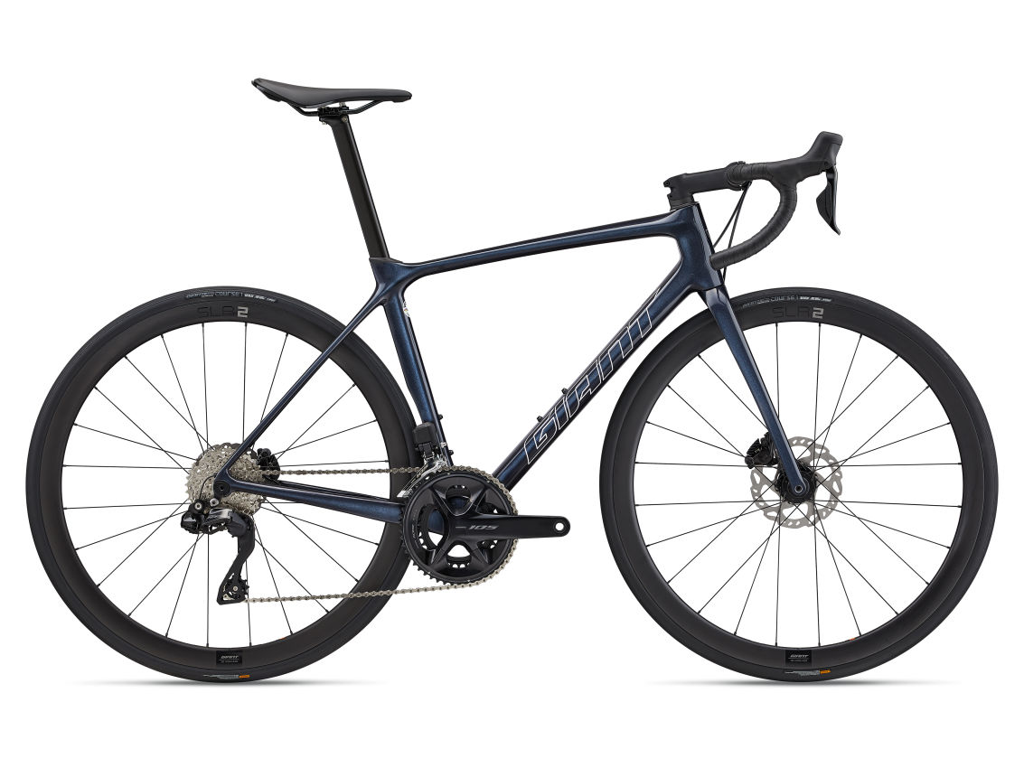 Велосипед Giant TCR Advanced 1+ Disc Pro Compact 2023 M темно-синий