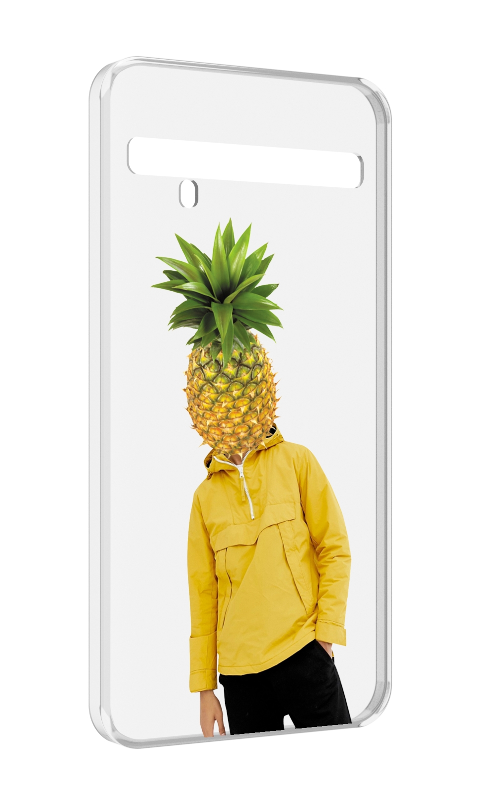 

Чехол MyPads ананасовая-голова для TCL 10 Pro / TCL 10 + Plus, Прозрачный, Tocco