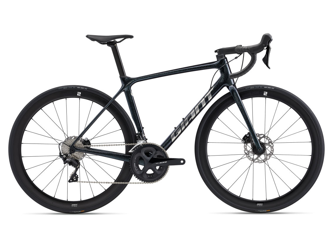 Велосипед Giant TCR Advanced Pro 2 Disc 2022 M черный