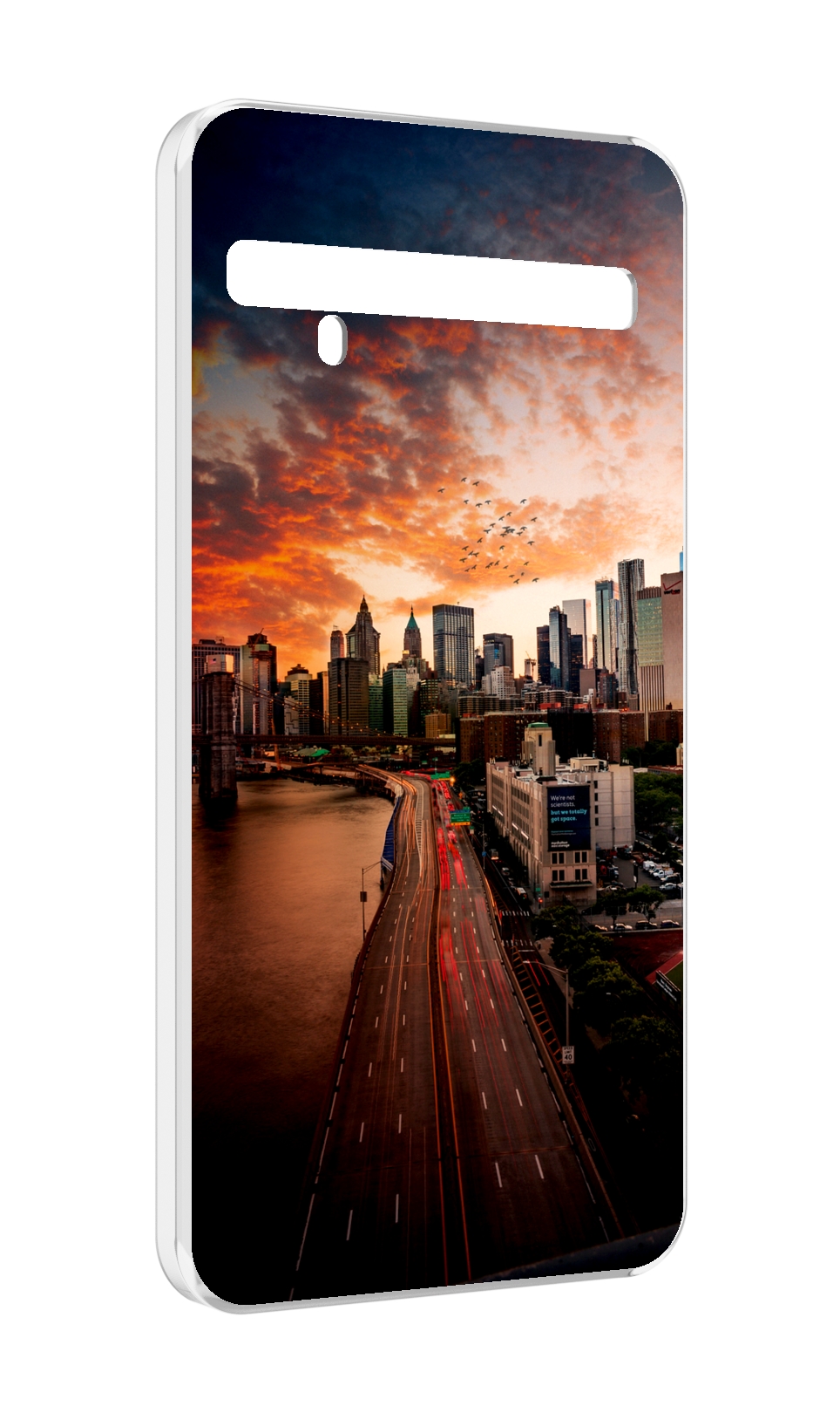 

Чехол MyPads американский город фото для TCL 10 Pro / TCL 10 + Plus, Прозрачный, Tocco