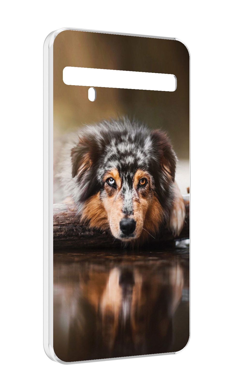 

Чехол MyPads австралииская овчарка для TCL 10 Pro / TCL 10 + Plus, Прозрачный, Tocco