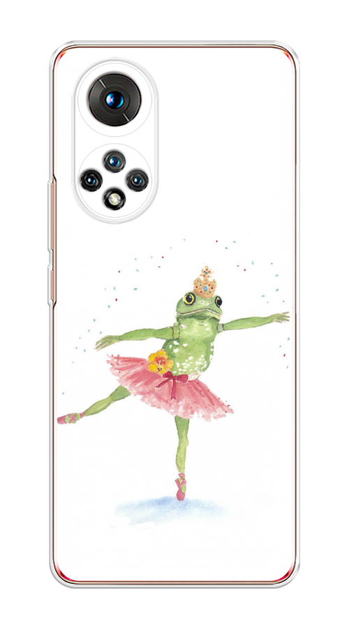 

Чехол на Honor 50/Nova 9 "Лягушка-балерина", Зеленый, 6105450-4