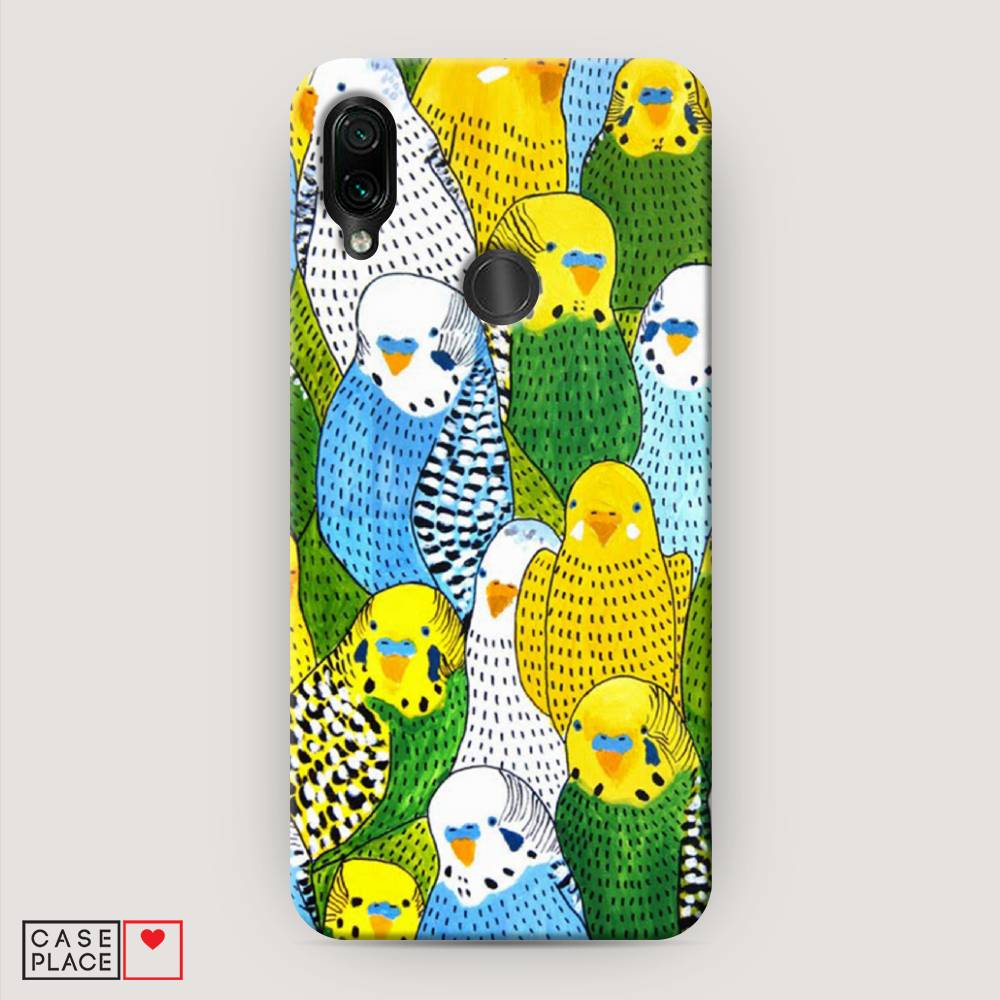 

Пластиковый чехол "Попугаи" на Xiaomi Redmi 7, 35020-1