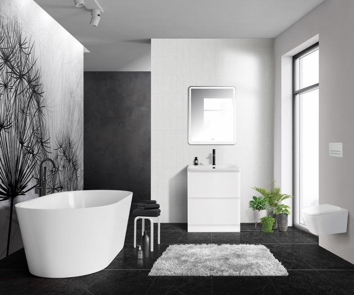 

Мебель для ванной напольная BelBagno Albano 70 Bianco Lucido