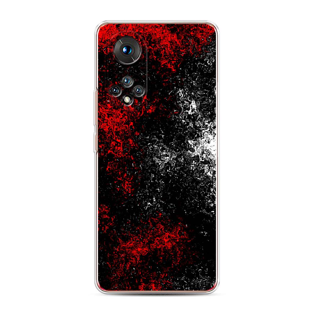 

Чехол для Honor 50/Nova 9 "Монотипия", Красный;черный;белый, 6105450-3