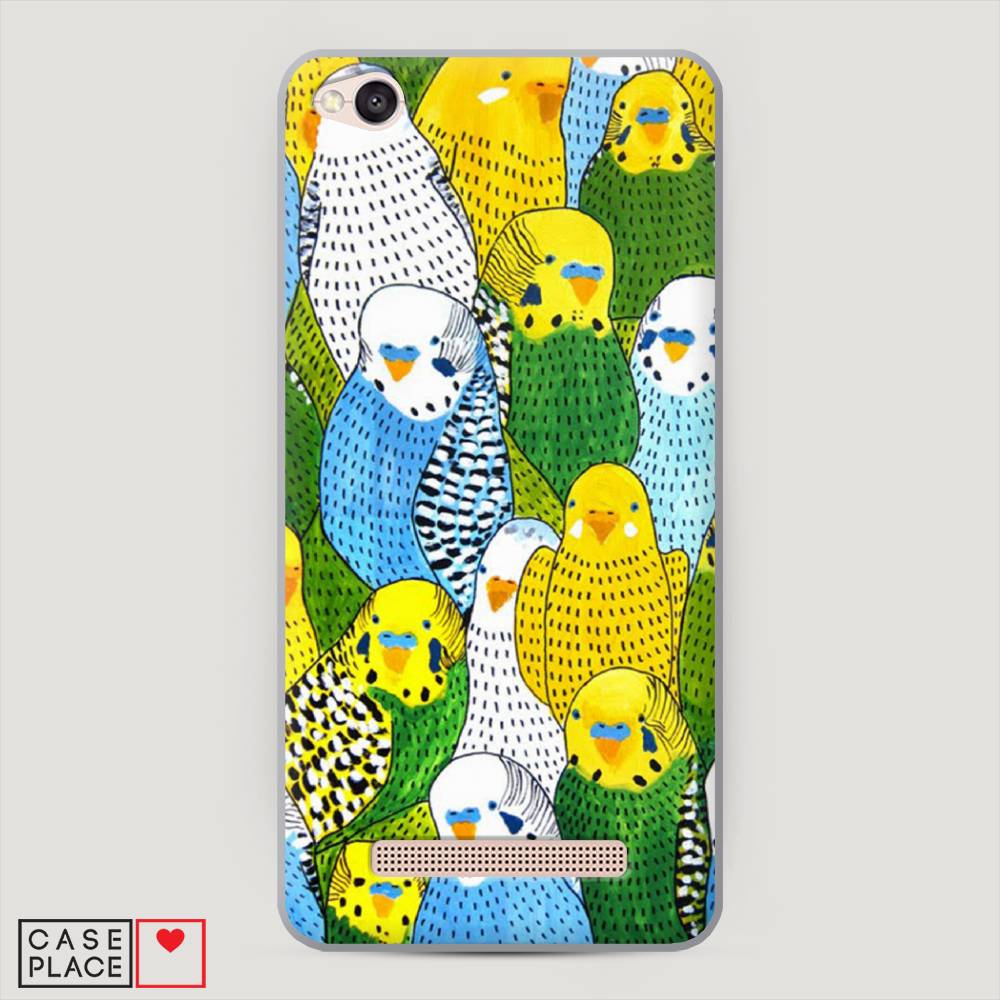 

Пластиковый чехол "Попугаи" на Xiaomi Redmi 4A