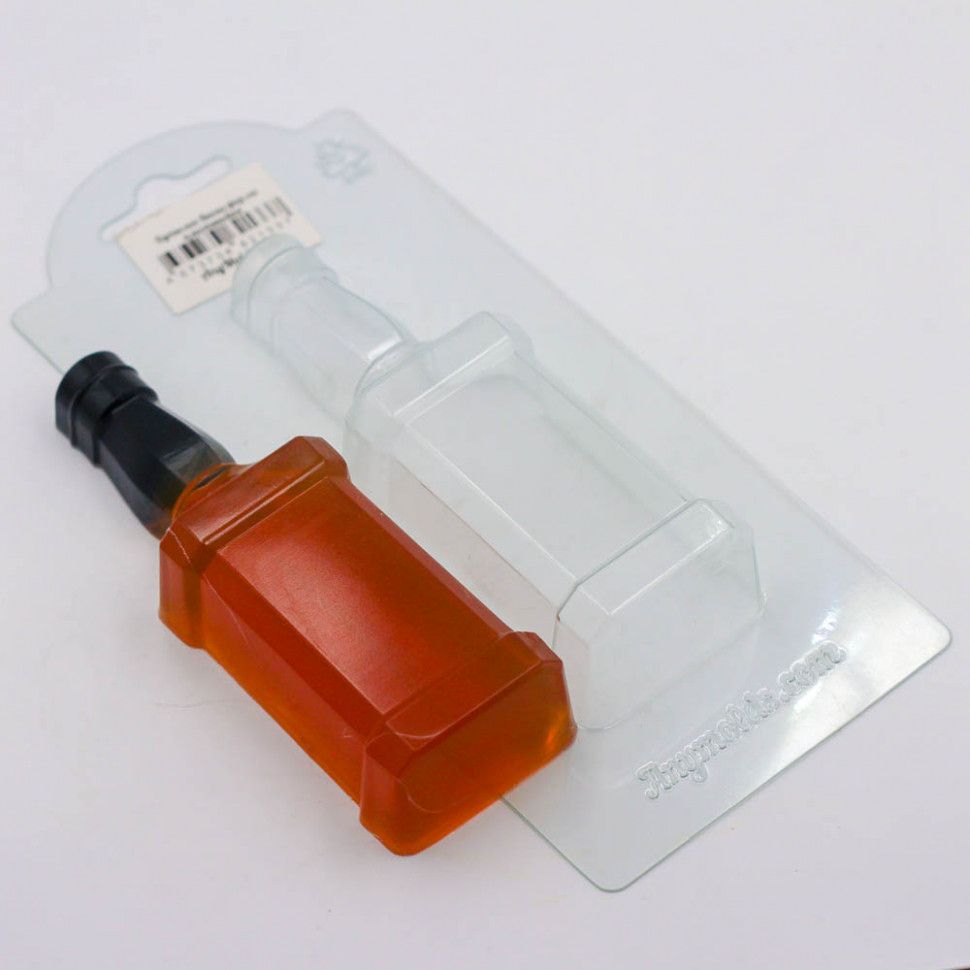 

Форма для шоколада пластиковая AnyMolds бутылка виски, Прозрачный