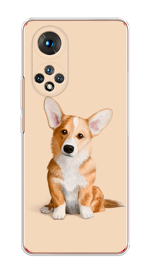 

Чехол на Honor 50/Nova 9 "Грустный Корги", Коричневый;бежевый, 6105450-1